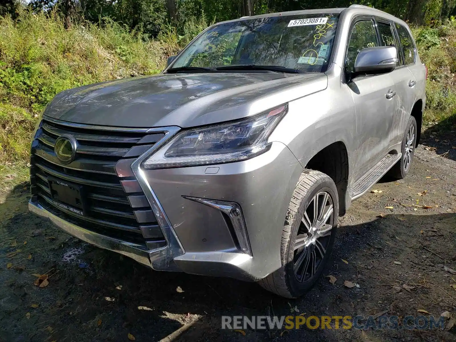 2 Photograph of a damaged car JTJHY7AX7K4294280 LEXUS LX570 2019