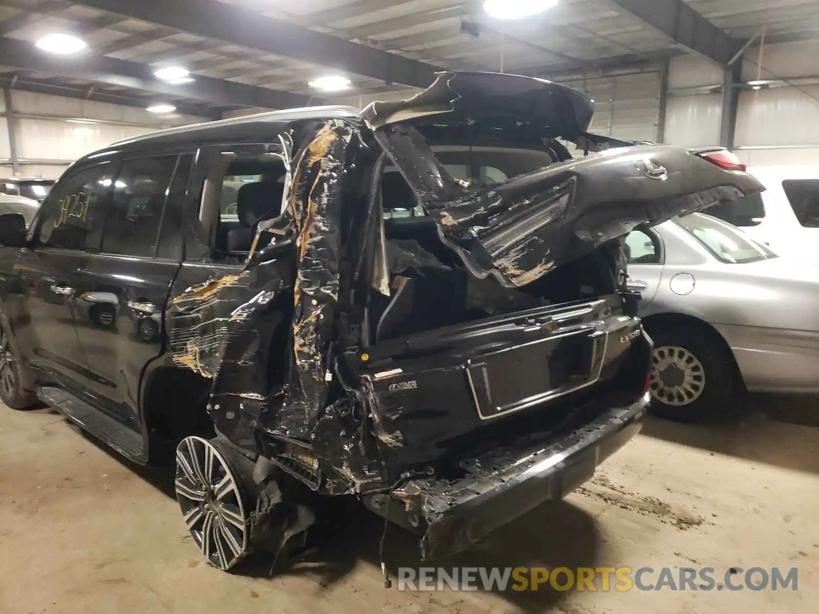 9 Photograph of a damaged car JTJHY7AX8K4283434 LEXUS LX570 2019