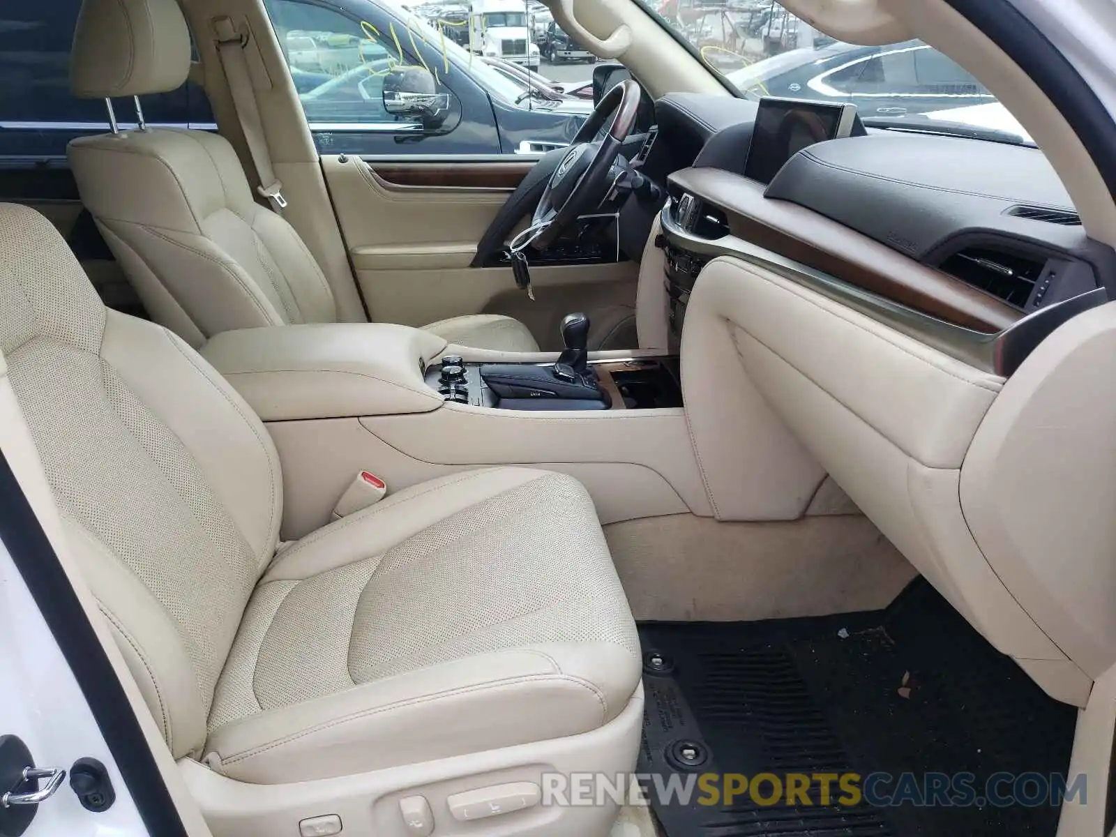 5 Photograph of a damaged car JTJHY7AX8K4284244 LEXUS LX570 2019