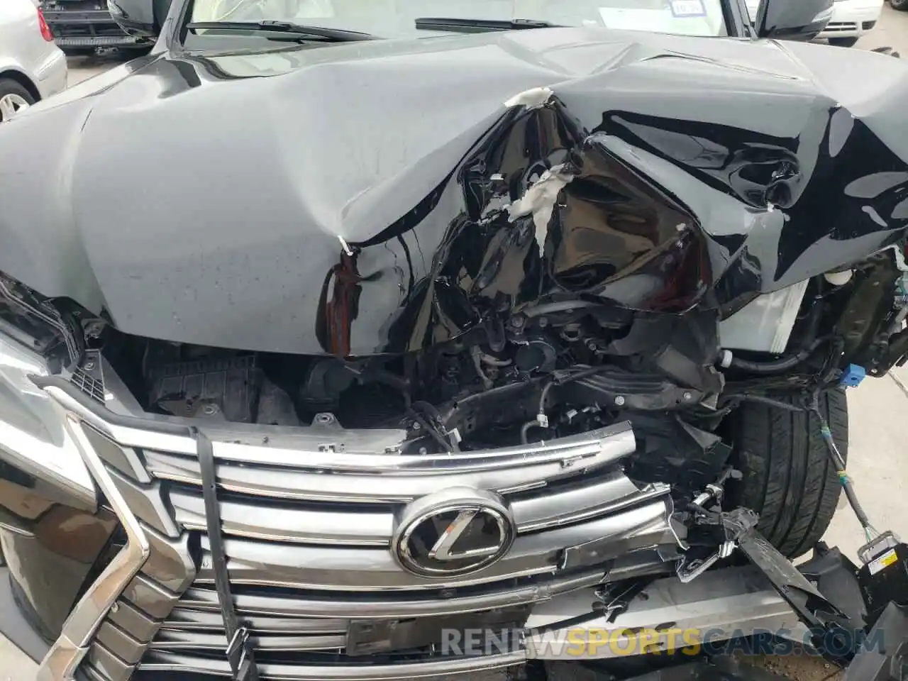 7 Photograph of a damaged car JTJHY7AX8K4307635 LEXUS LX570 2019