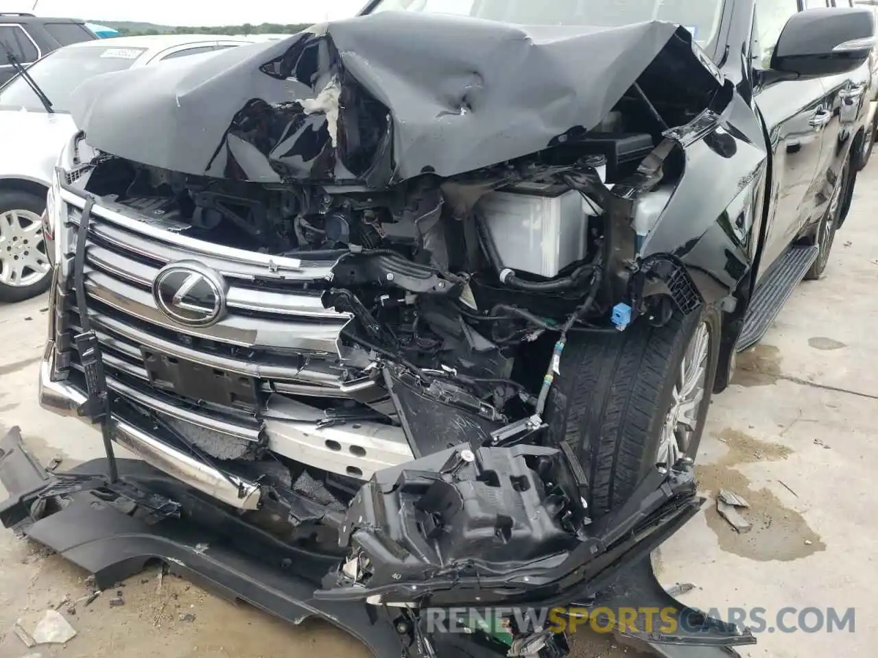 9 Photograph of a damaged car JTJHY7AX8K4307635 LEXUS LX570 2019