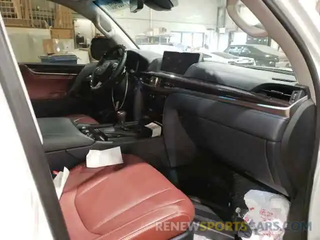 5 Фотография поврежденного автомобиля JTJHY7AX9K4289114 LEXUS LX570 2019