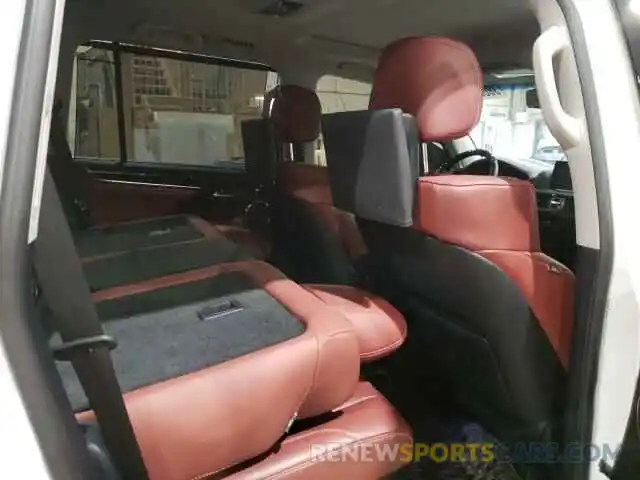 6 Фотография поврежденного автомобиля JTJHY7AX9K4289114 LEXUS LX570 2019