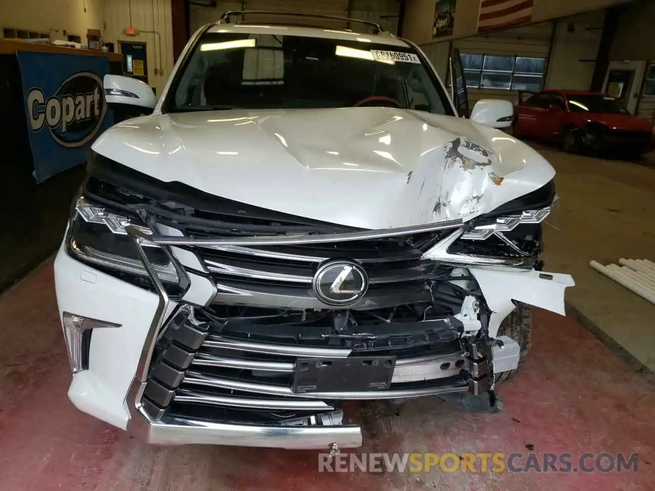 7 Photograph of a damaged car JTJHY7AXXK4294080 LEXUS LX570 2019