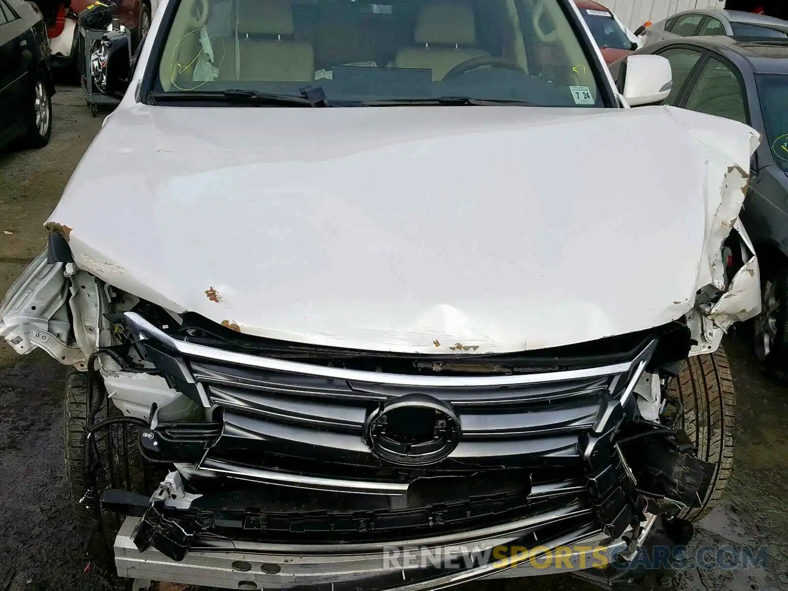 7 Фотография поврежденного автомобиля JTJHY7AXXK4296640 LEXUS LX570 2019