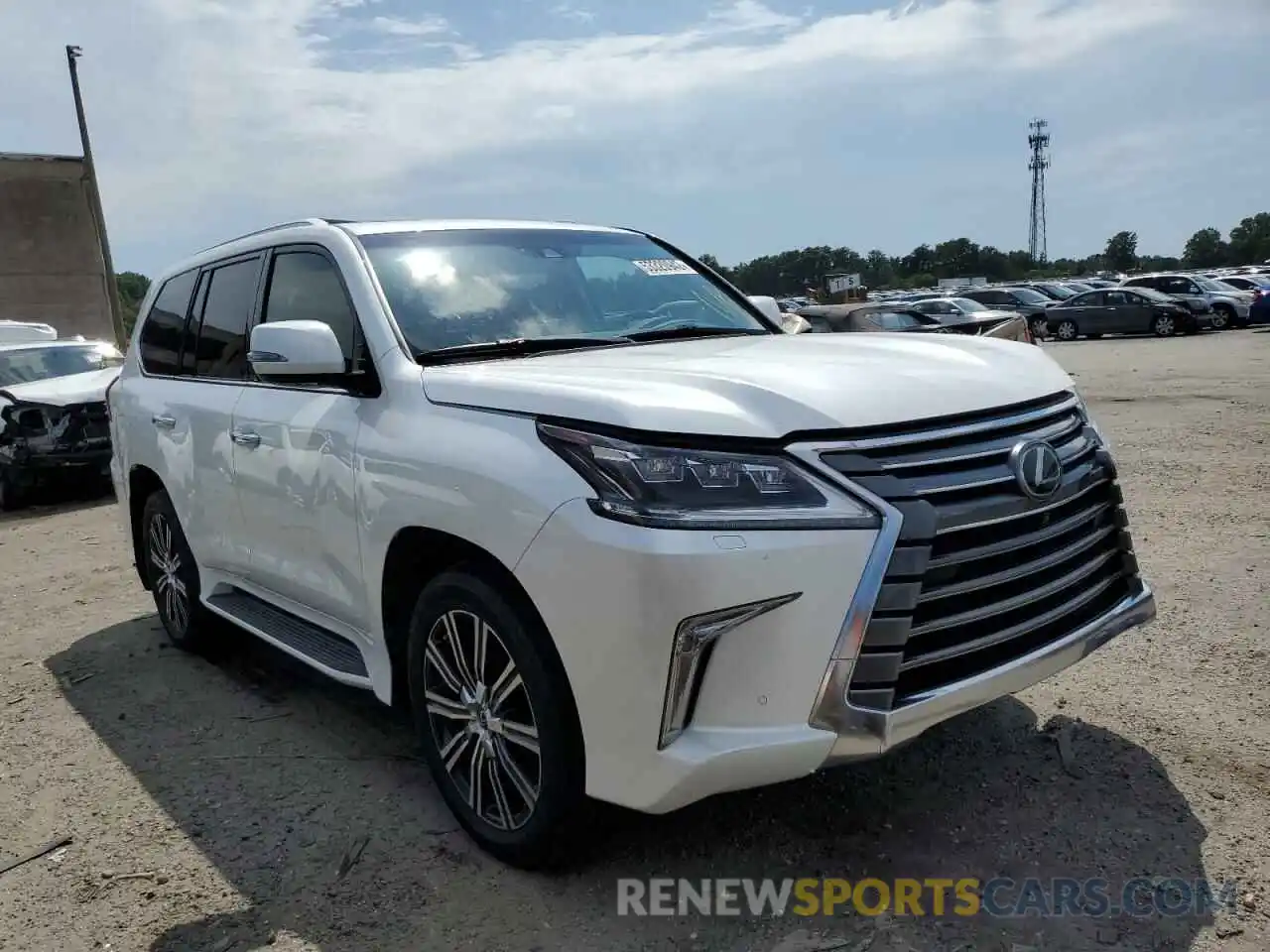 1 Фотография поврежденного автомобиля JTJDY7AX1L4312353 LEXUS LX570 2020