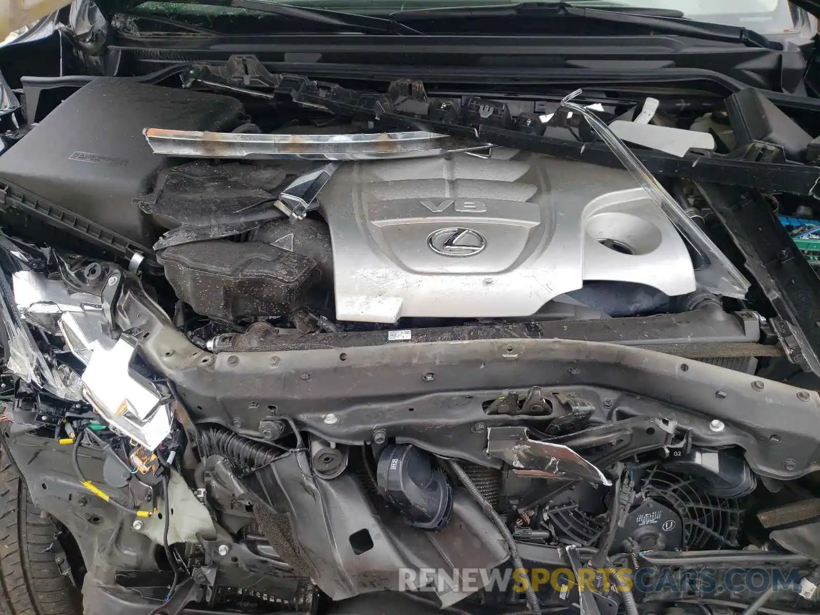 7 Фотография поврежденного автомобиля JTJDY7AX1L4315561 LEXUS LX570 2020