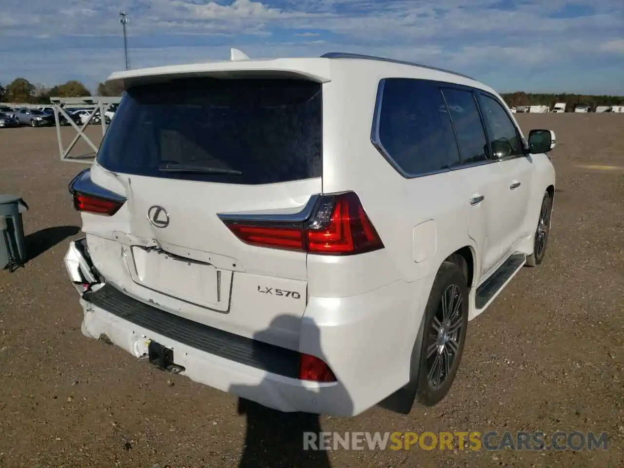 4 Photograph of a damaged car JTJDY7AX2L4317139 LEXUS LX570 2020