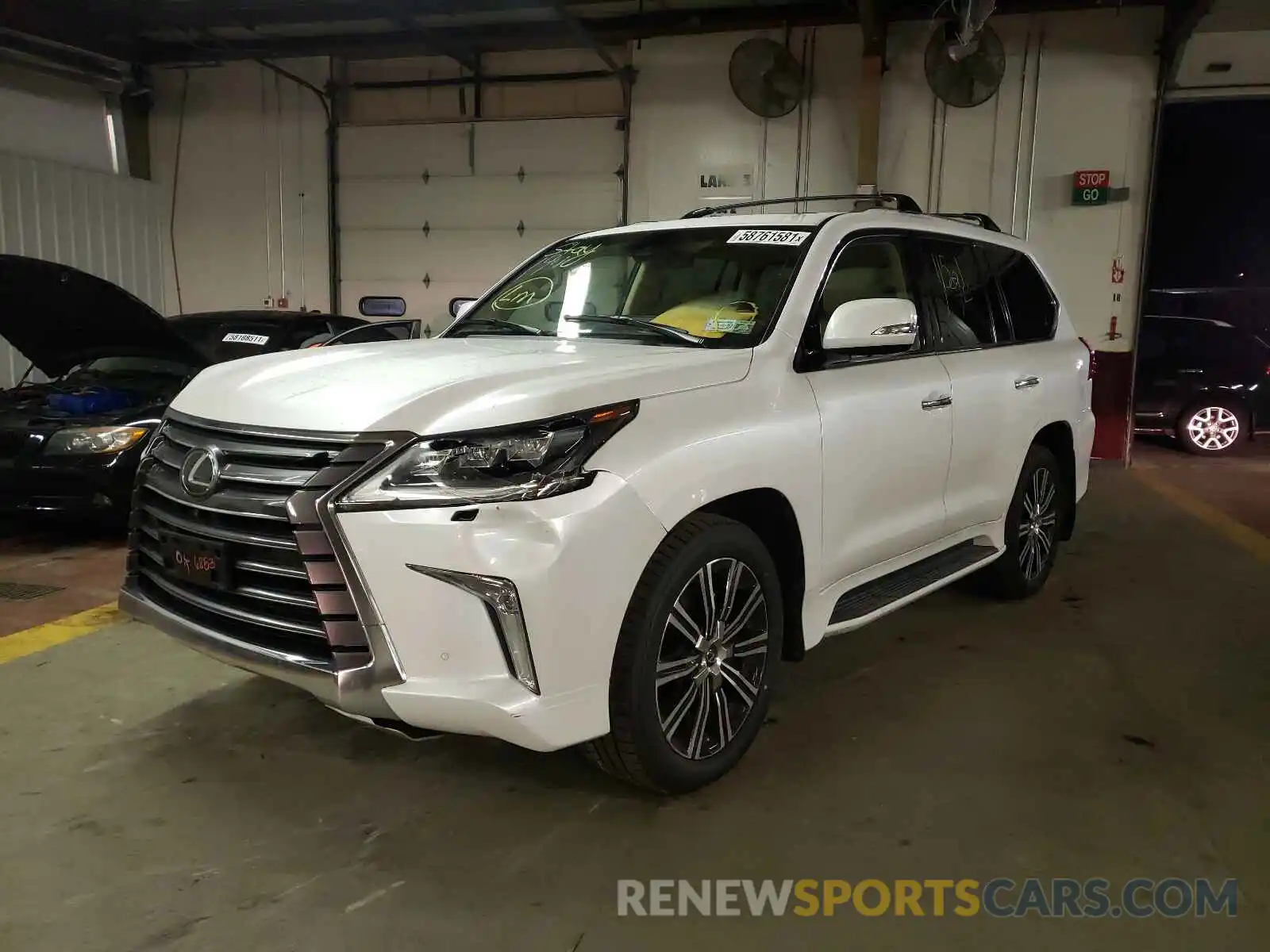 2 Photograph of a damaged car JTJDY7AX3L4326853 LEXUS LX570 2020