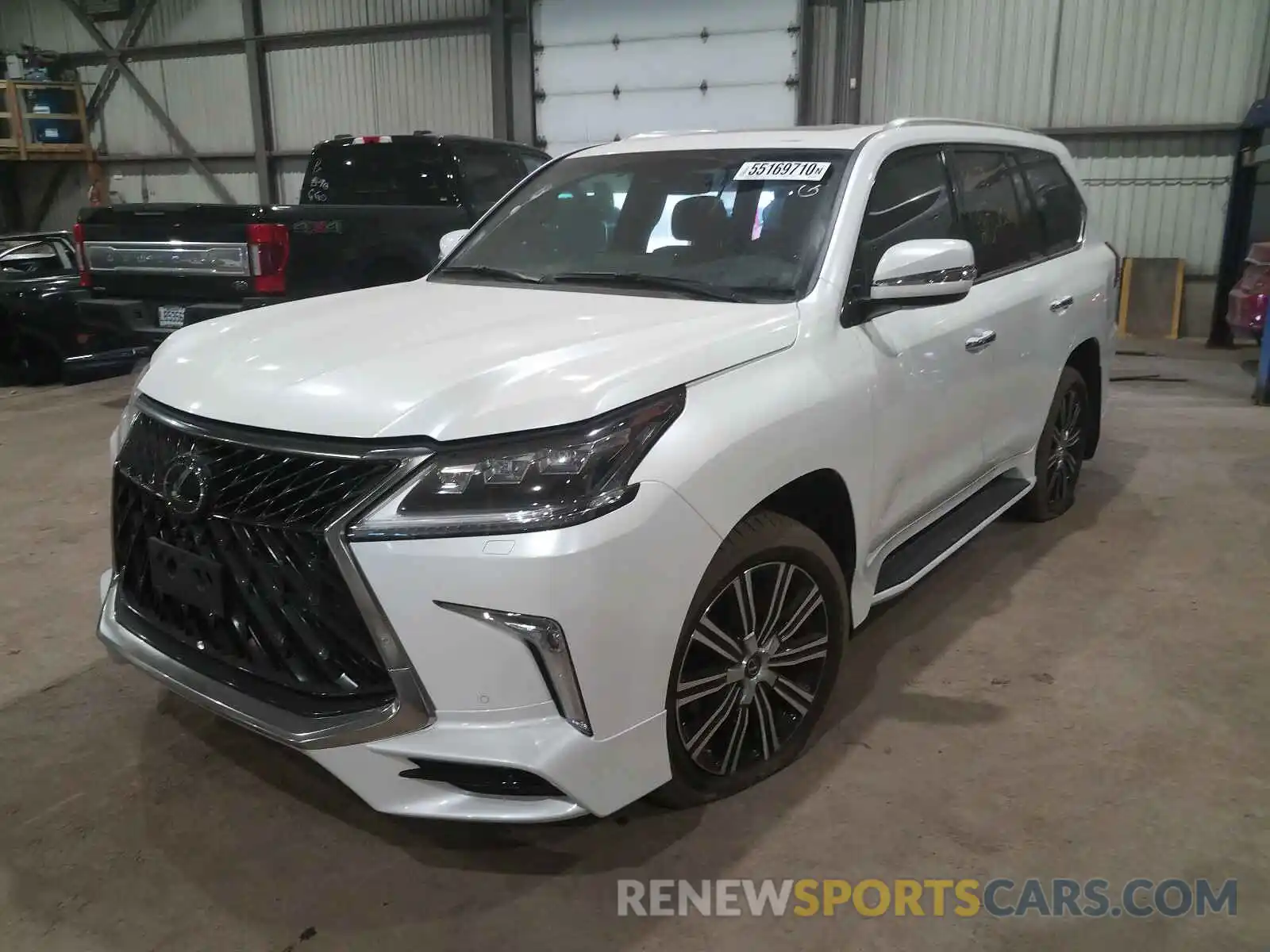 2 Photograph of a damaged car JTJDY7AX4L4318275 LEXUS LX570 2020