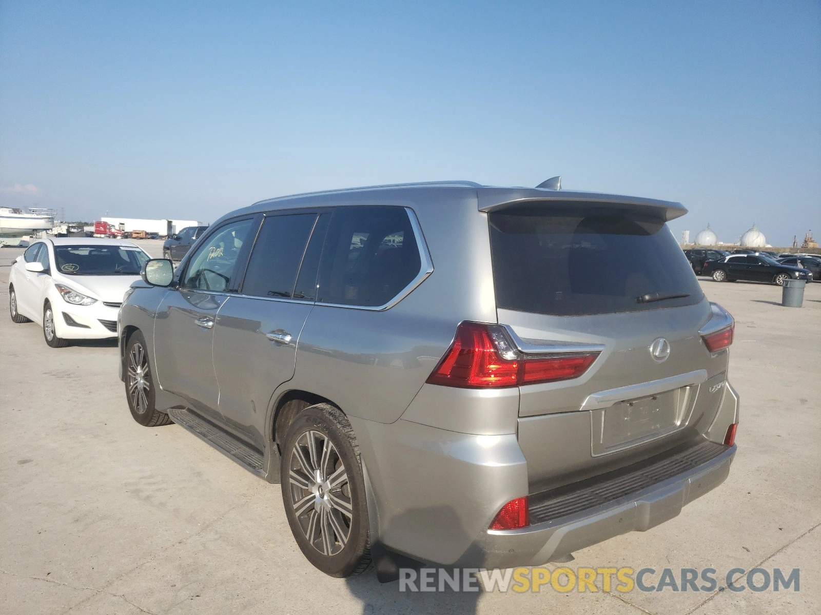 3 Фотография поврежденного автомобиля JTJDY7AX6L4320853 LEXUS LX570 2020