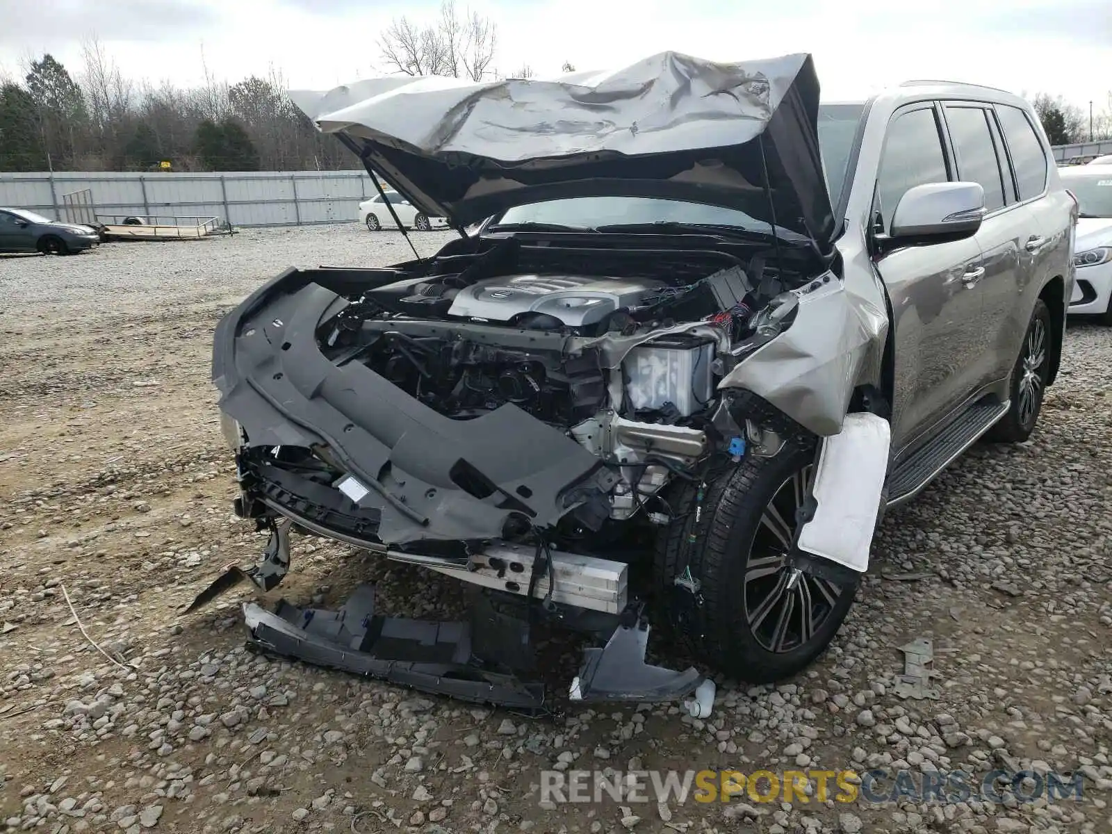9 Фотография поврежденного автомобиля JTJFY7AX1L4323541 LEXUS LX570 2020
