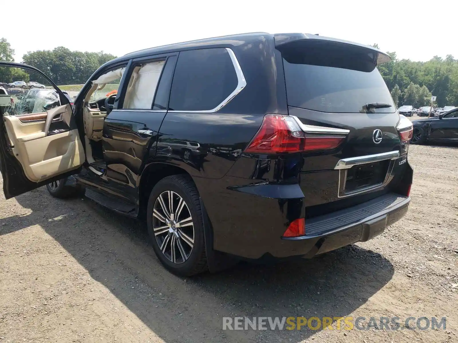 3 Photograph of a damaged car JTJFY7AX9L4312965 LEXUS LX570 2020