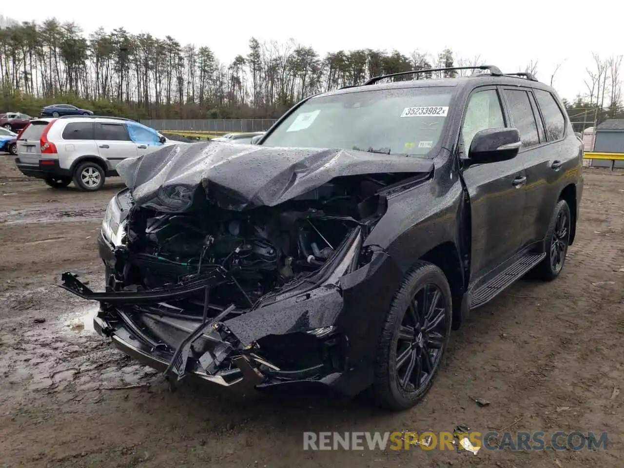 2 Photograph of a damaged car JTJDY7AX2M4335691 LEXUS LX570 2021