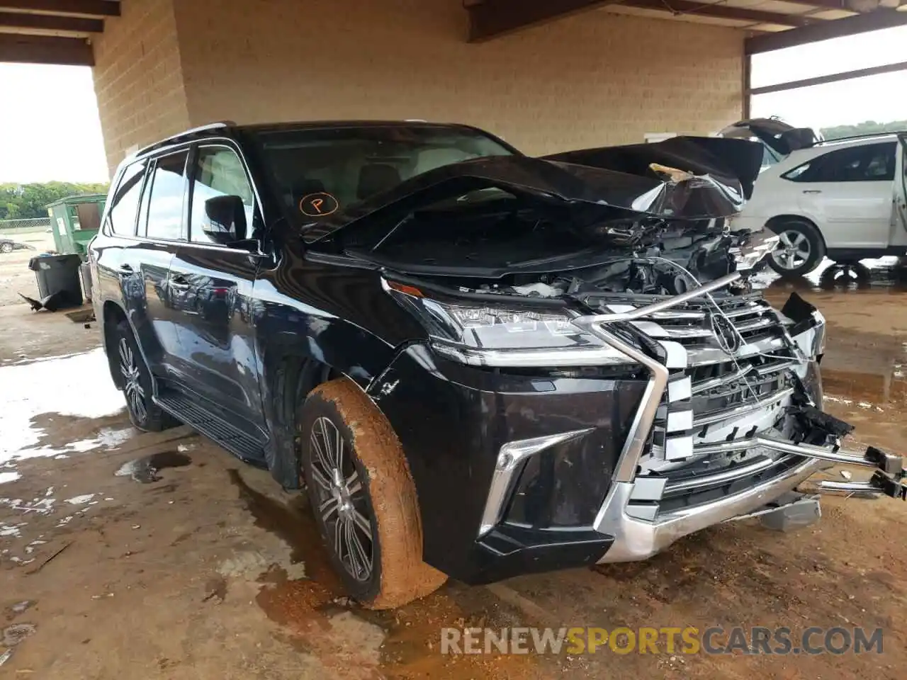 1 Photograph of a damaged car JTJDY7AX3M4339300 LEXUS LX570 2021