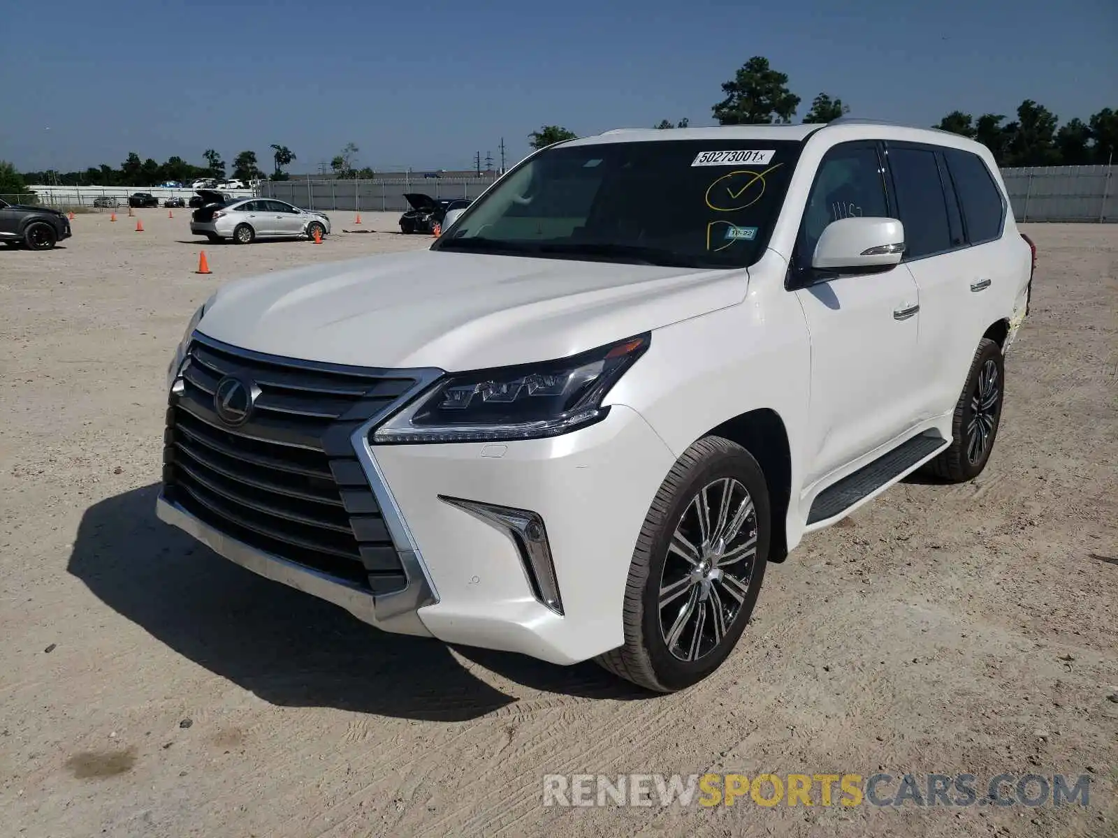 2 Photograph of a damaged car JTJDY7AX4M4335837 LEXUS LX570 2021