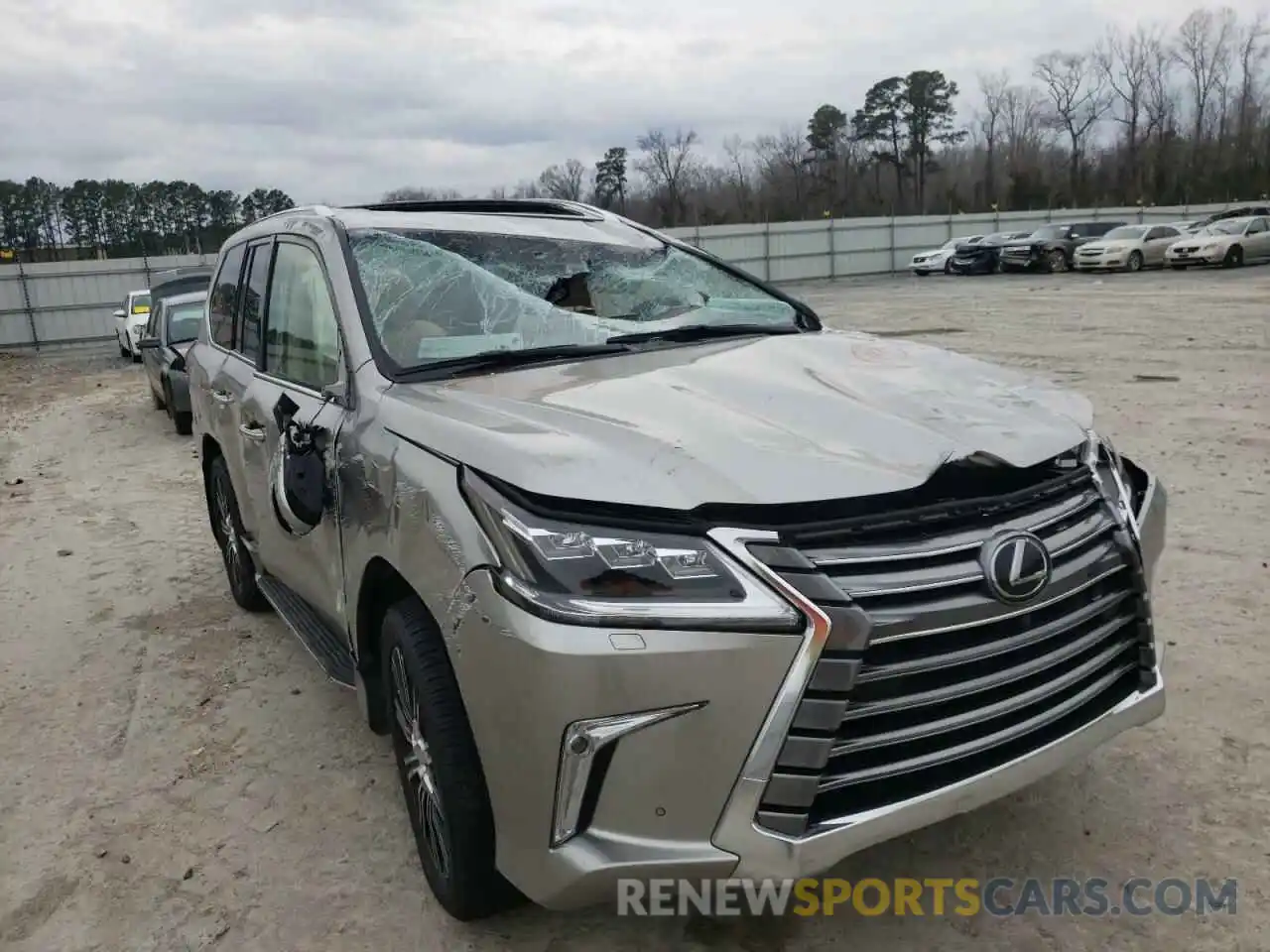 10 Photograph of a damaged car JTJDY7AX4M4347244 LEXUS LX570 2021