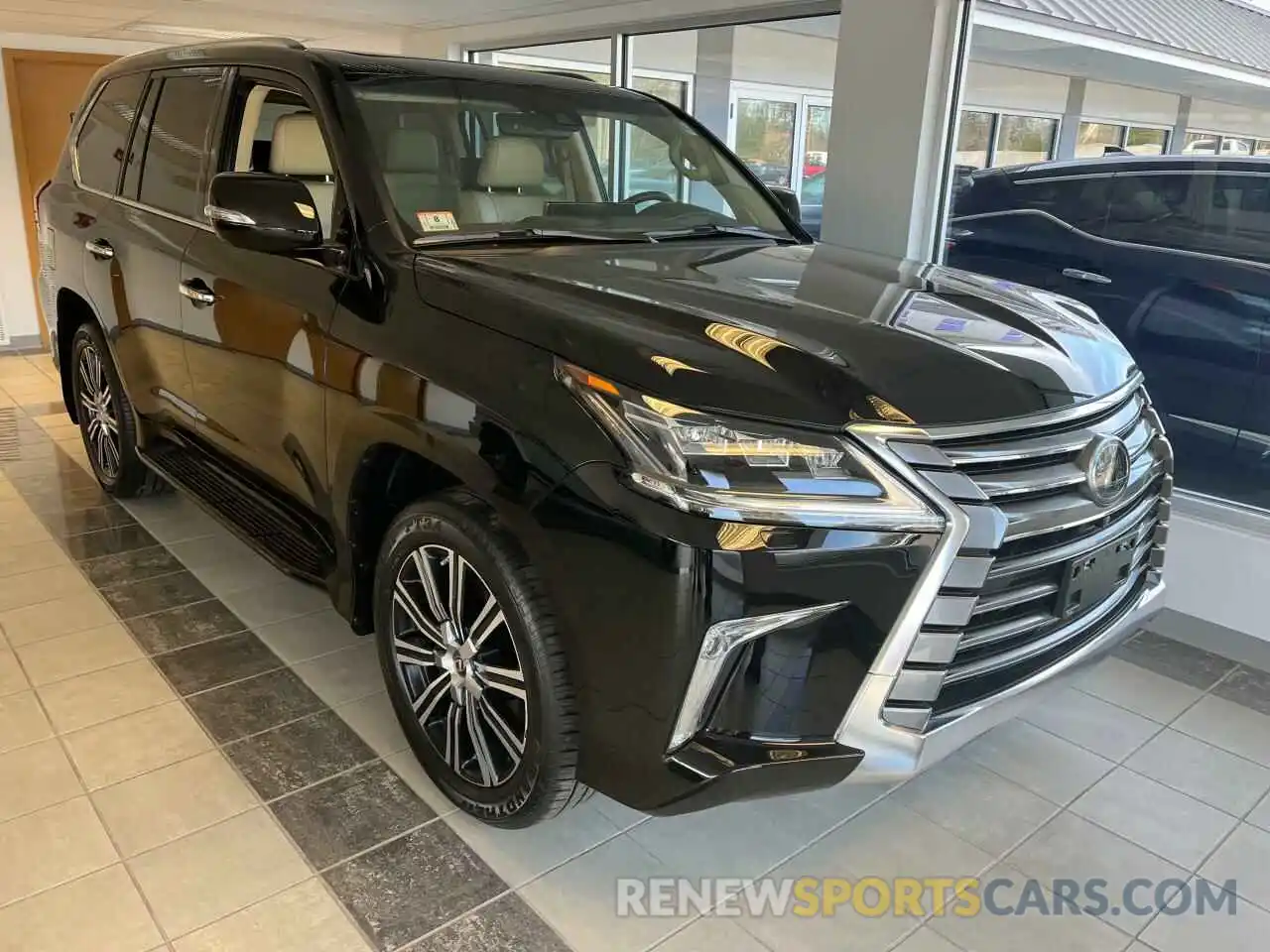 1 Photograph of a damaged car JTJDY7AX4M4350225 LEXUS LX570 2021