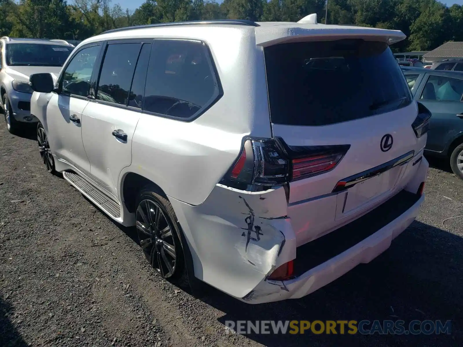 3 Photograph of a damaged car JTJDY7AX6M4334835 LEXUS LX570 2021