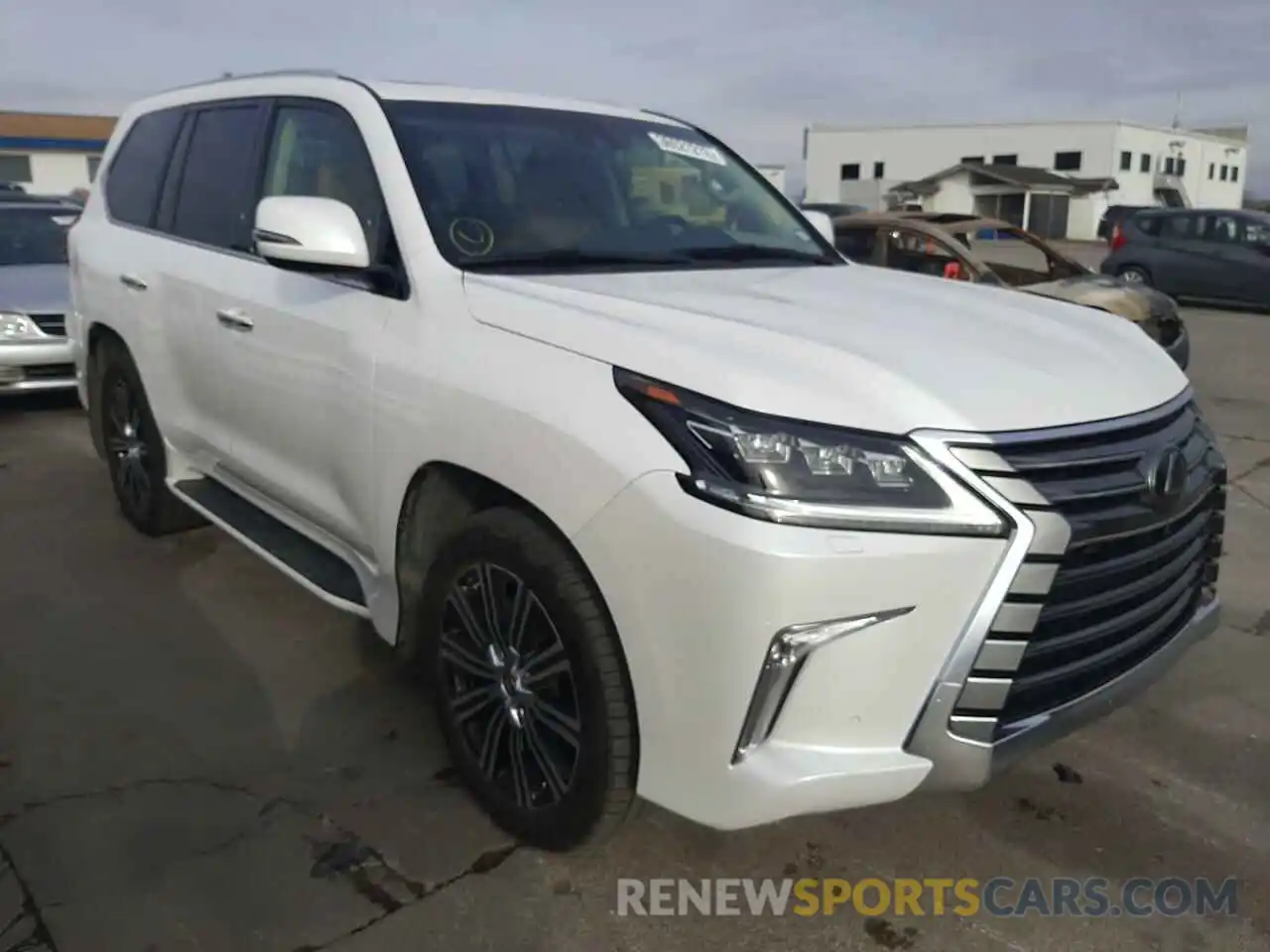 1 Photograph of a damaged car JTJDY7AX6M4338948 LEXUS LX570 2021