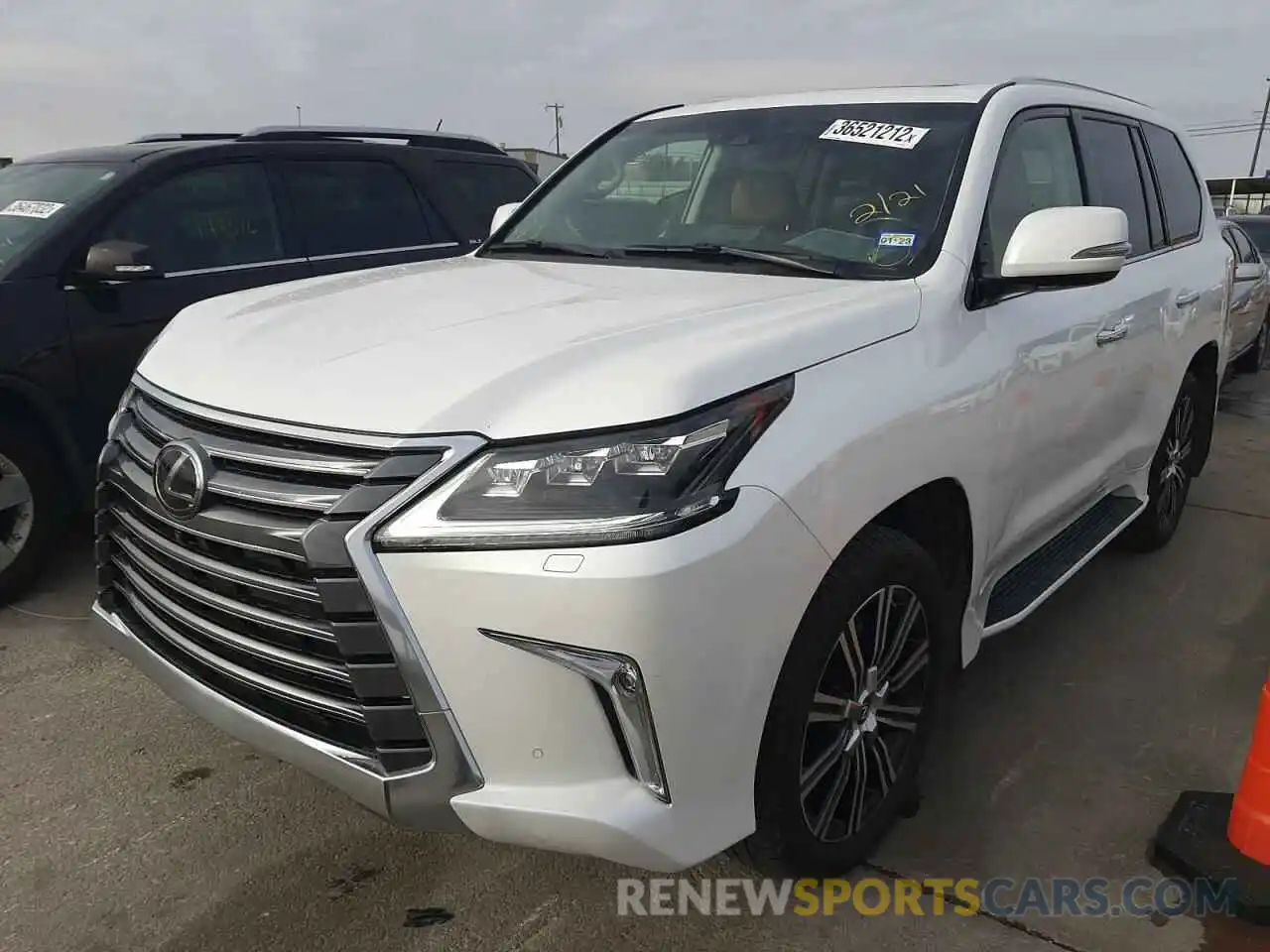 2 Photograph of a damaged car JTJDY7AX6M4338948 LEXUS LX570 2021