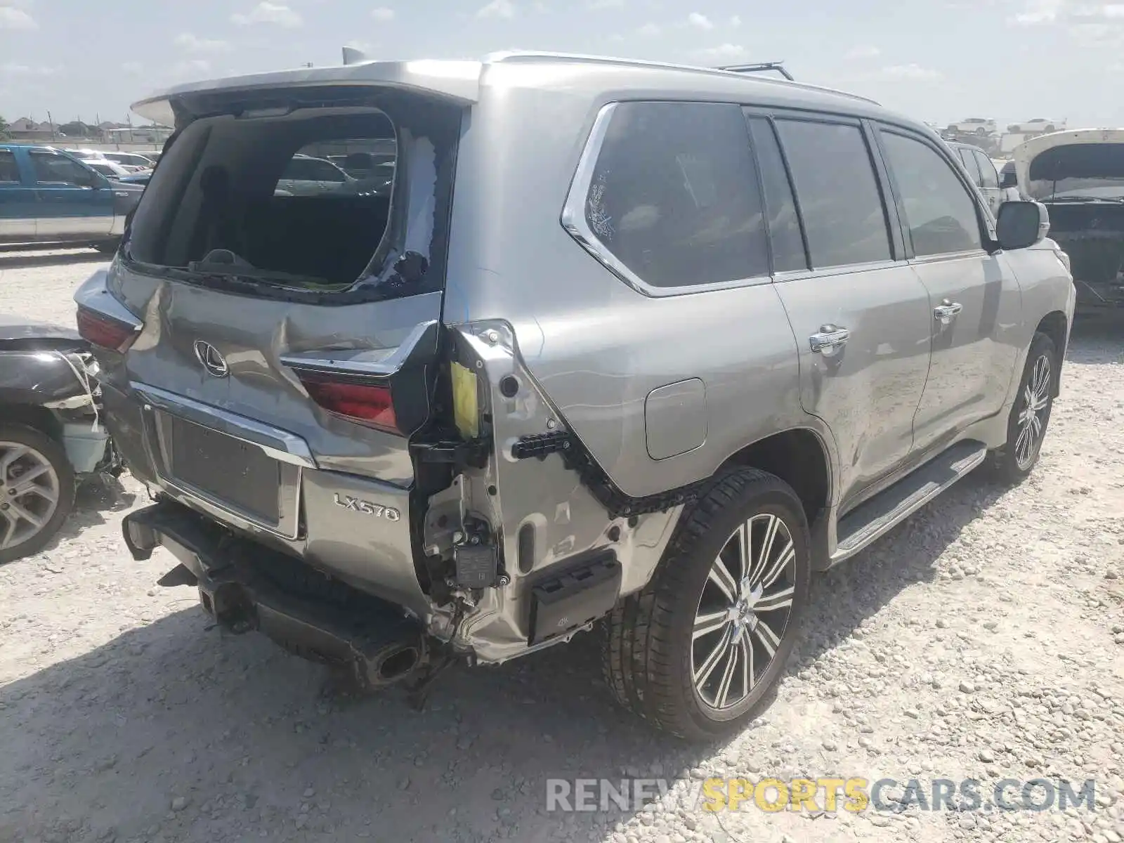 4 Photograph of a damaged car JTJDY7AX6M4339405 LEXUS LX570 2021