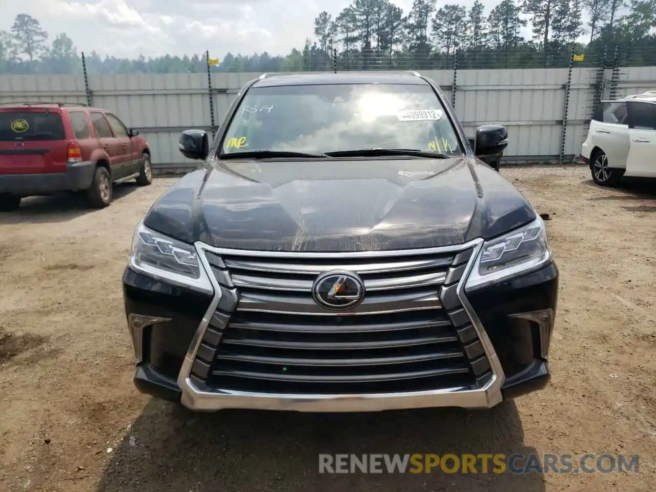 9 Фотография поврежденного автомобиля JTJDY7AX9M4334439 LEXUS LX570 2021