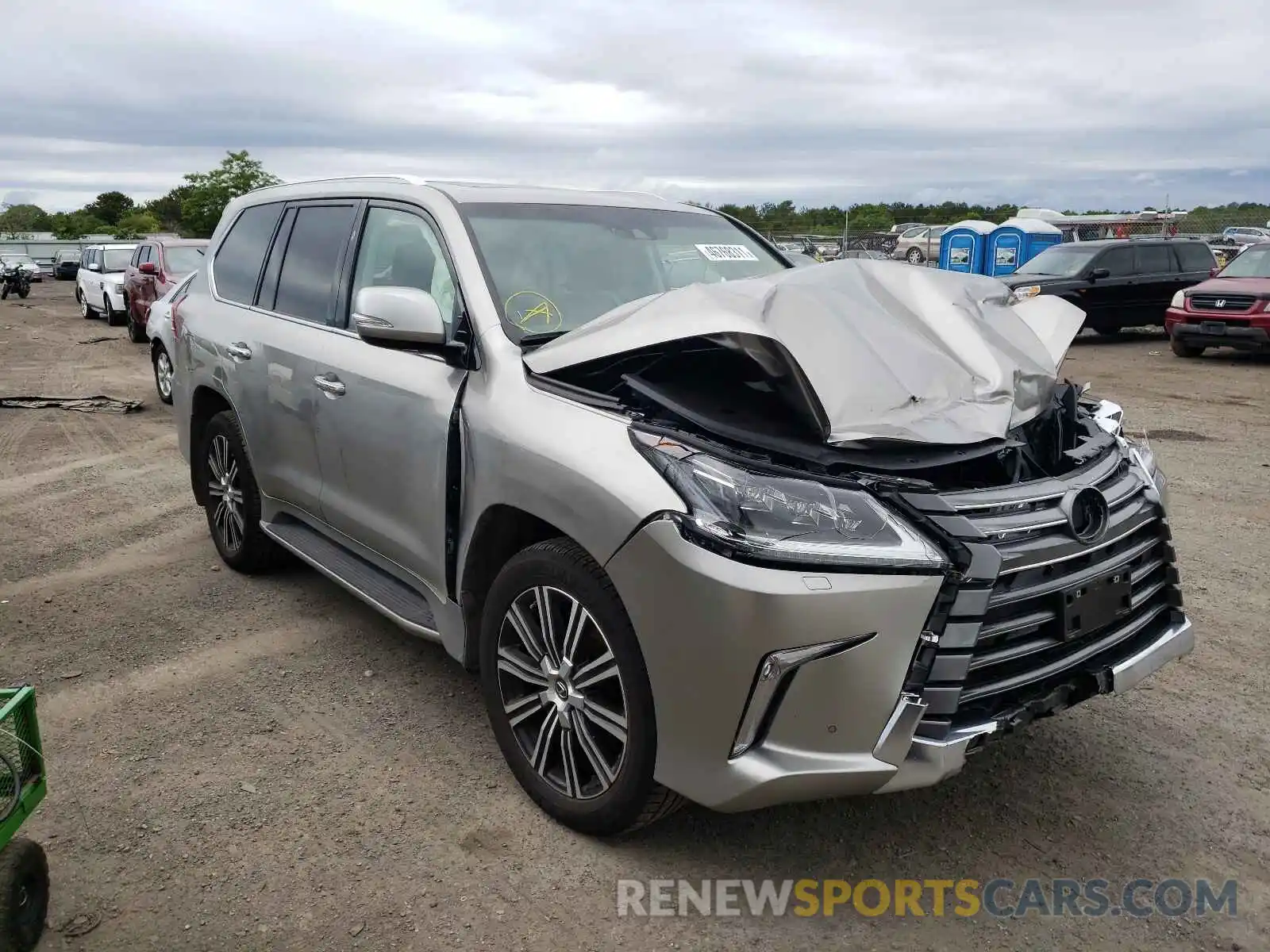 1 Photograph of a damaged car JTJFY7AX7M4336389 LEXUS LX570 2021