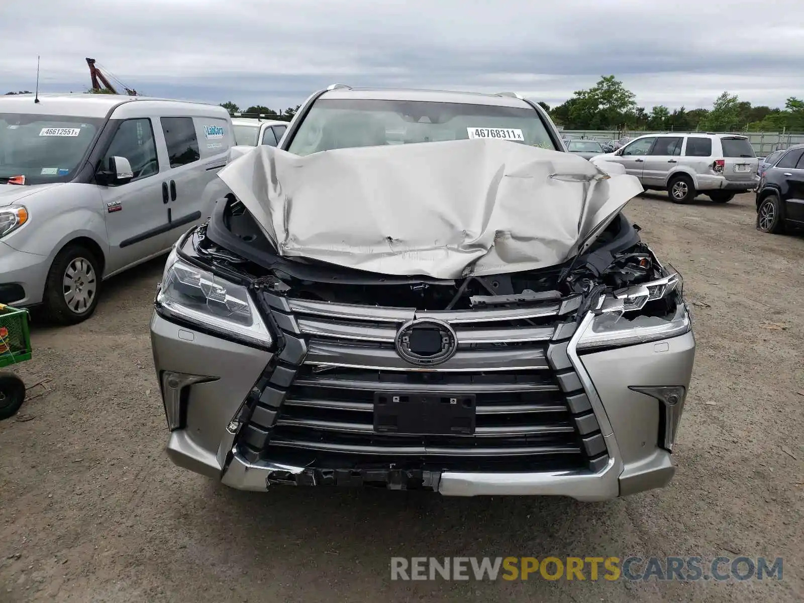 9 Photograph of a damaged car JTJFY7AX7M4336389 LEXUS LX570 2021