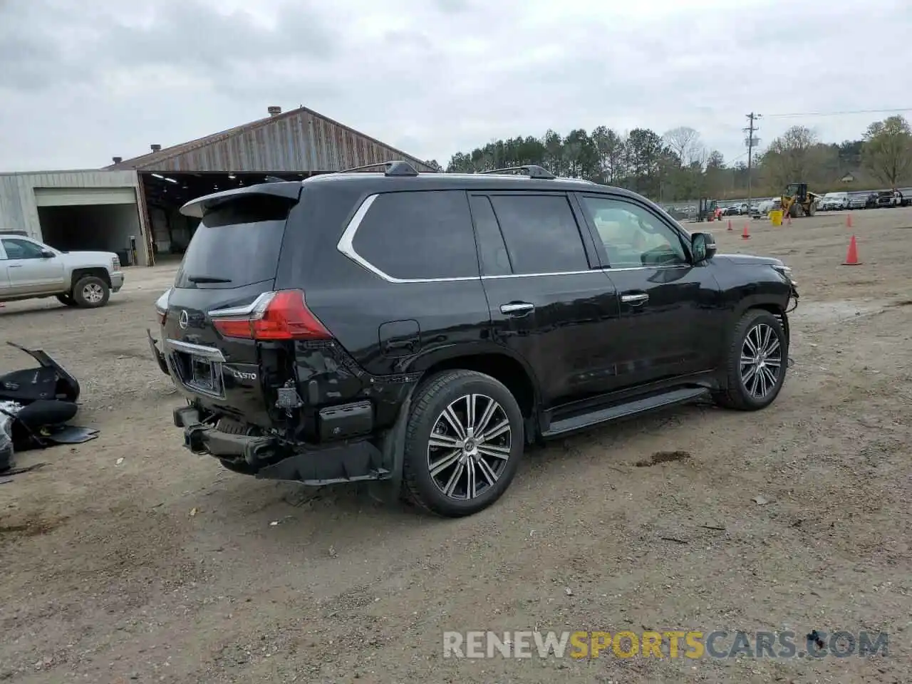3 Фотография поврежденного автомобиля JTJFY7AX9M4340637 LEXUS LX570 2021