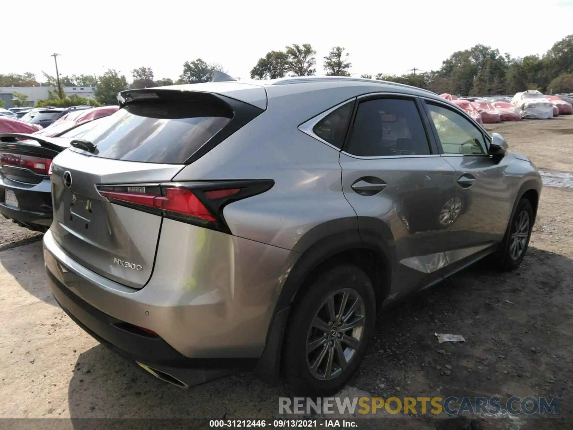 4 Фотография поврежденного автомобиля JTJBARBZ0K2180607 LEXUS NX 2019