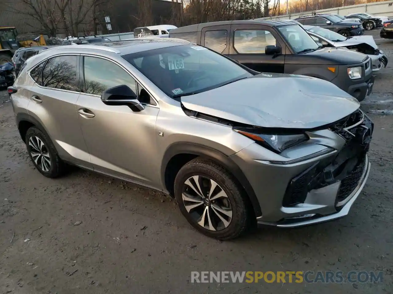 4 Фотография поврежденного автомобиля JTJBARBZ0K2182759 LEXUS NX 2019