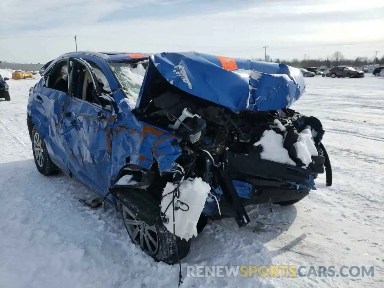 1 Photograph of a damaged car JTJBARBZ0K2186875 LEXUS NX 2019