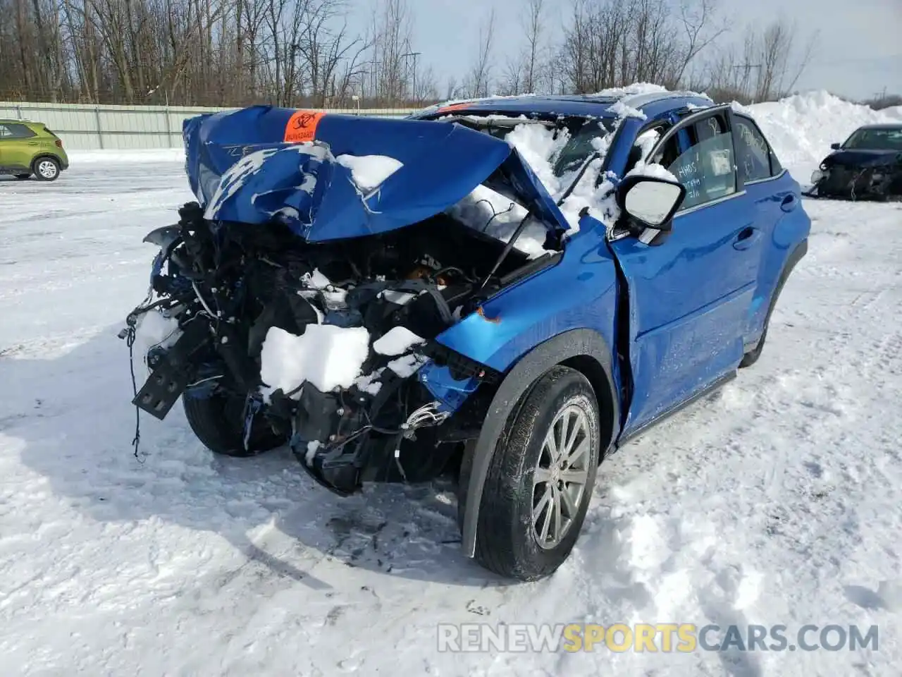 2 Photograph of a damaged car JTJBARBZ0K2186875 LEXUS NX 2019