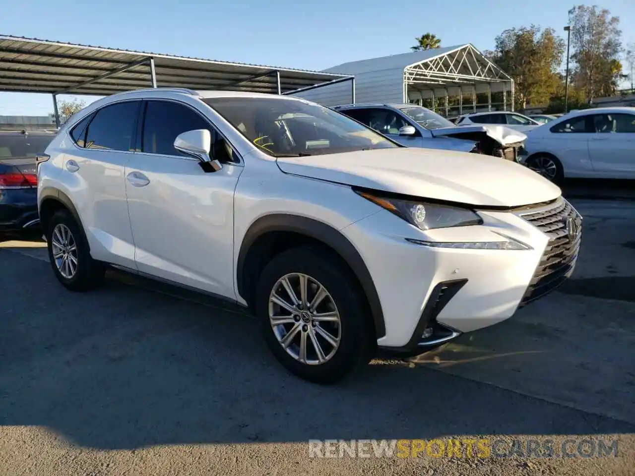 1 Photograph of a damaged car JTJBARBZ0K2190392 LEXUS NX 2019