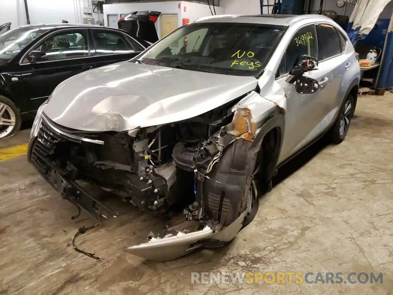 2 Photograph of a damaged car JTJBARBZ0K2197651 LEXUS NX 2019