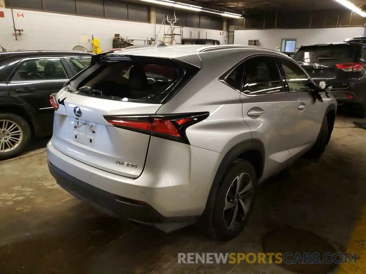 4 Photograph of a damaged car JTJBARBZ0K2197651 LEXUS NX 2019