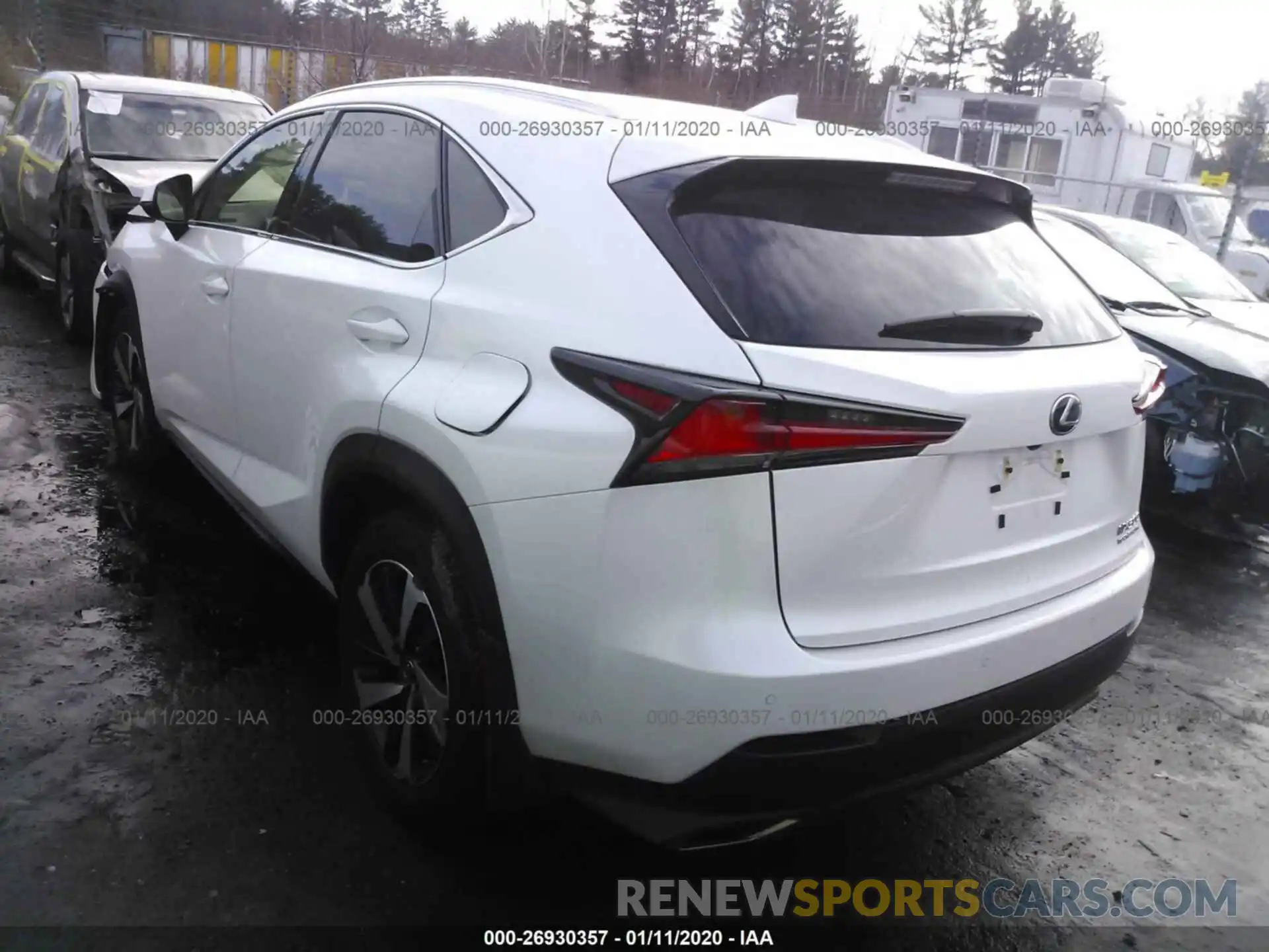 3 Photograph of a damaged car JTJBARBZ0K2198573 LEXUS NX 2019