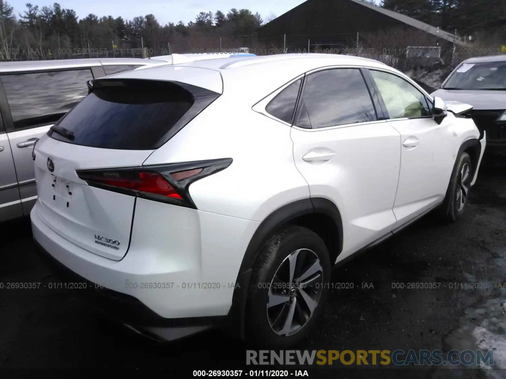 4 Photograph of a damaged car JTJBARBZ0K2198573 LEXUS NX 2019