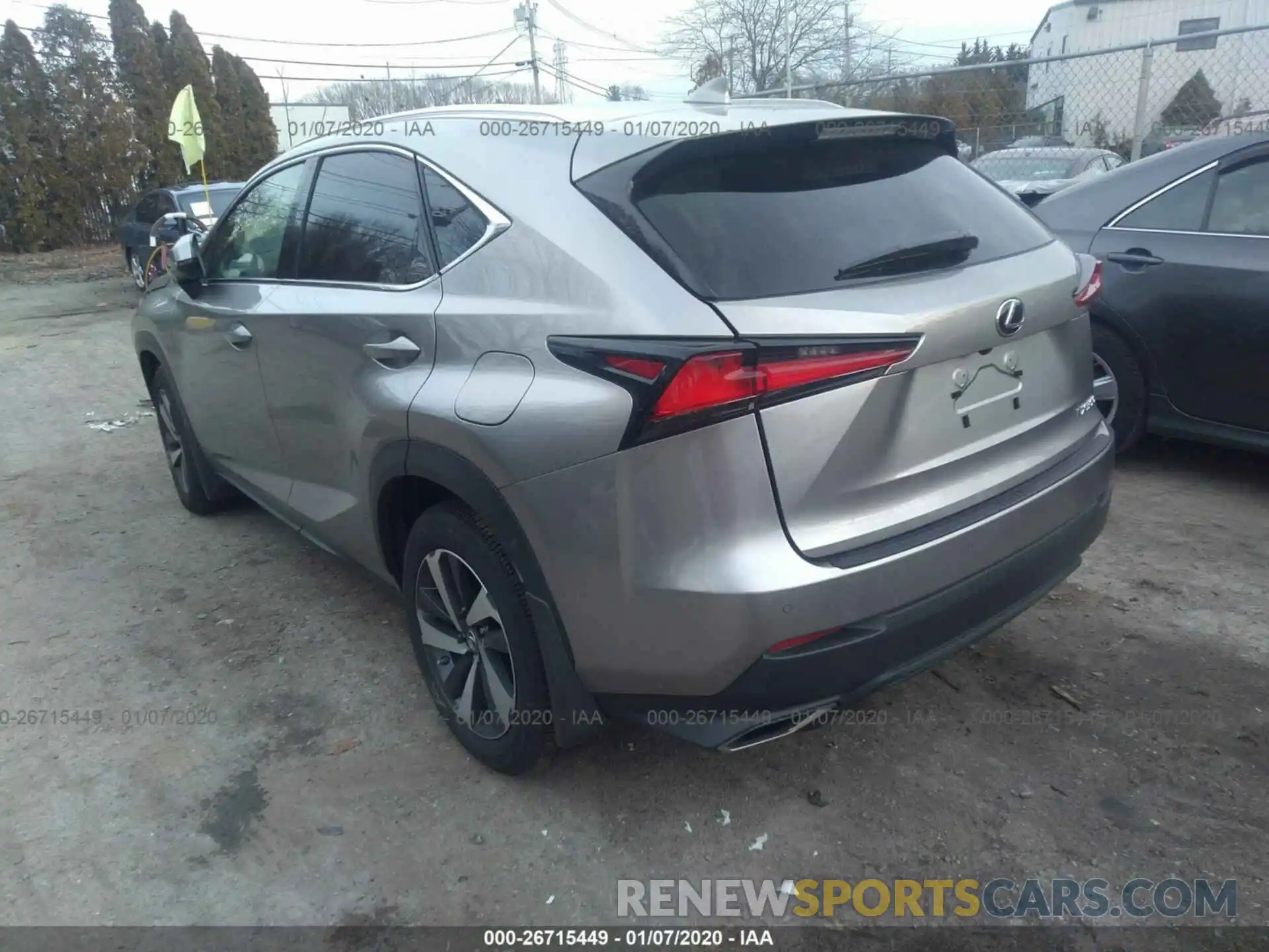 3 Фотография поврежденного автомобиля JTJBARBZ0K2199190 LEXUS NX 2019