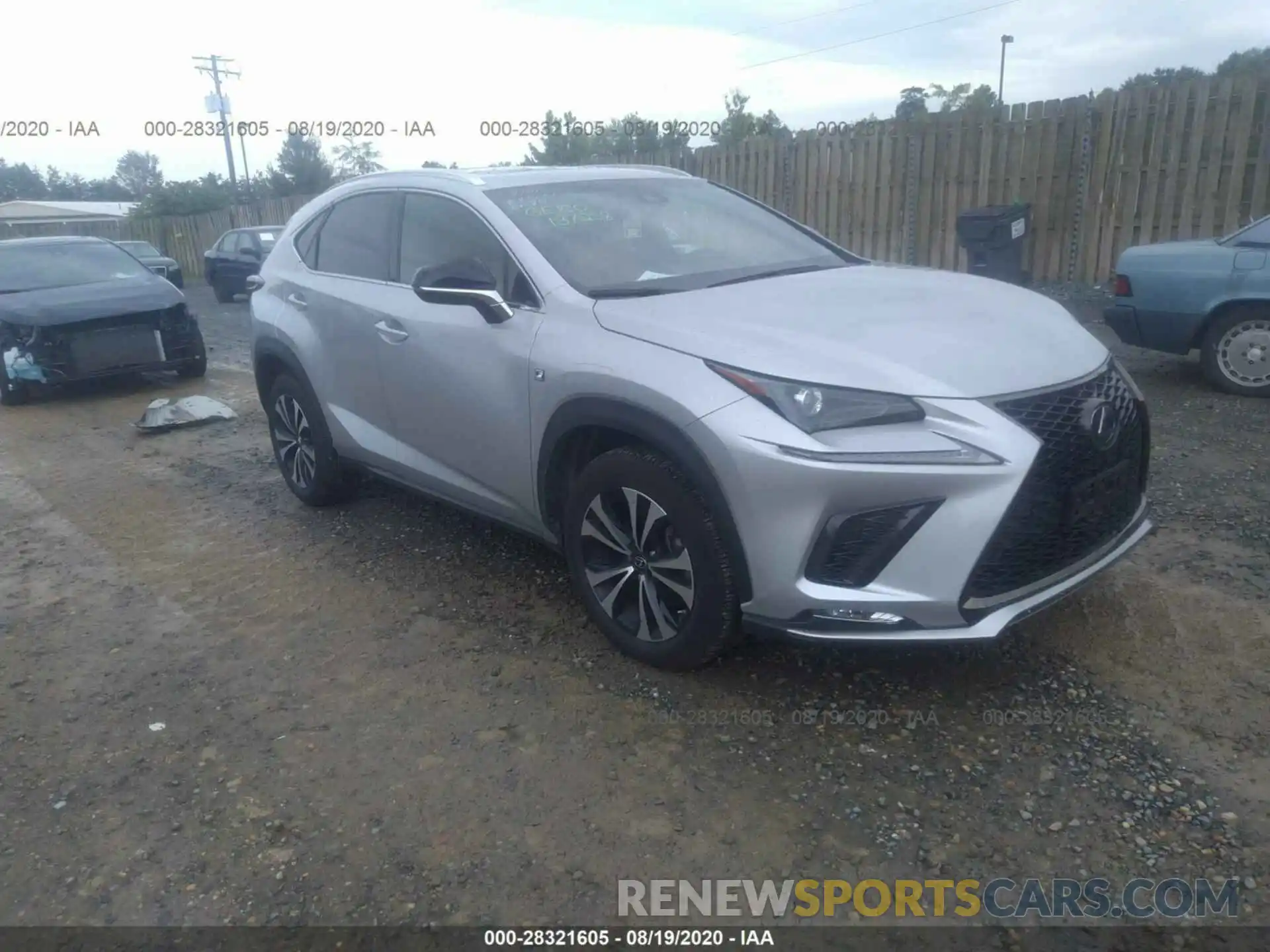 1 Photograph of a damaged car JTJBARBZ0K2204176 LEXUS NX 2019