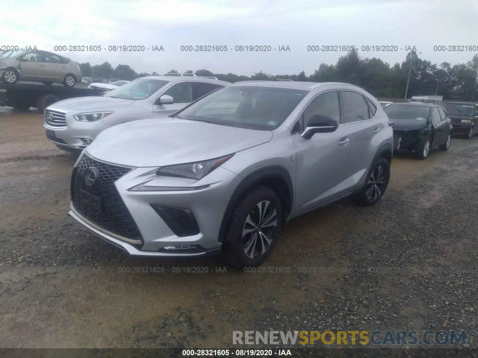 2 Фотография поврежденного автомобиля JTJBARBZ0K2204176 LEXUS NX 2019