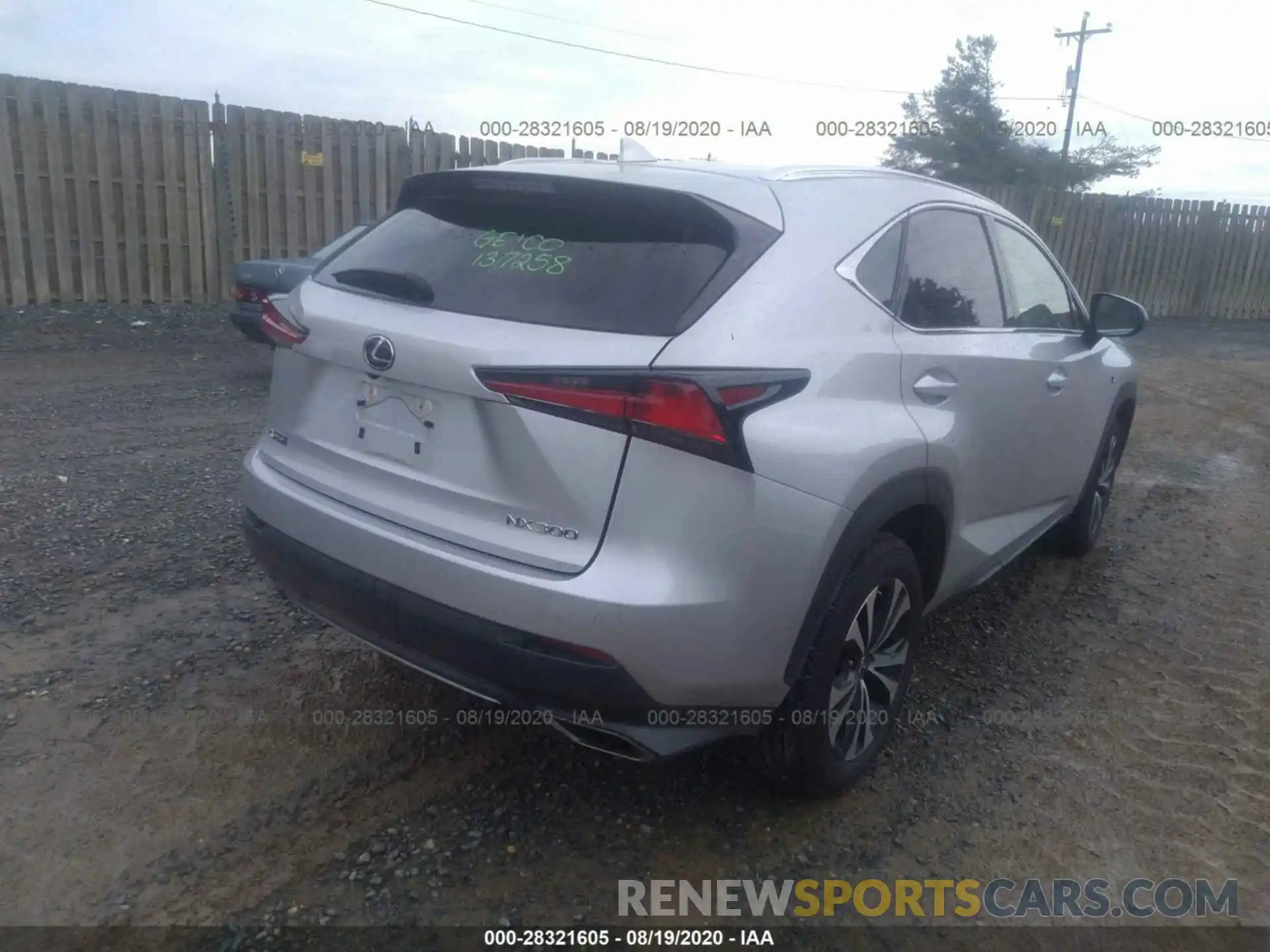 4 Photograph of a damaged car JTJBARBZ0K2204176 LEXUS NX 2019