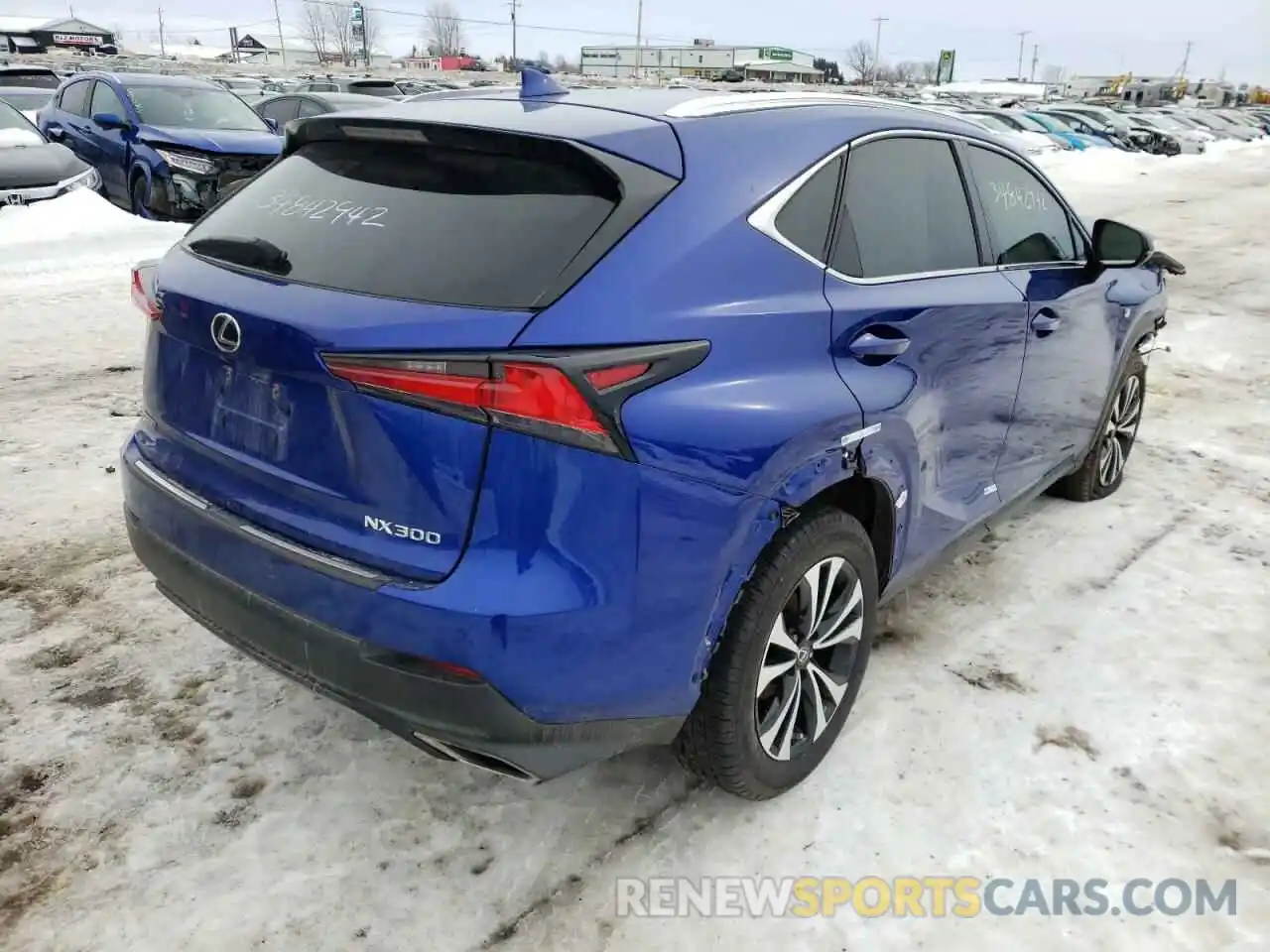 4 Фотография поврежденного автомобиля JTJBARBZ0K2207448 LEXUS NX 2019