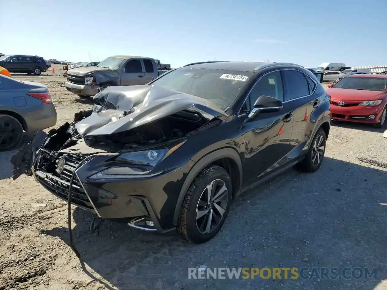 1 Photograph of a damaged car JTJBARBZ0K2207661 LEXUS NX 2019