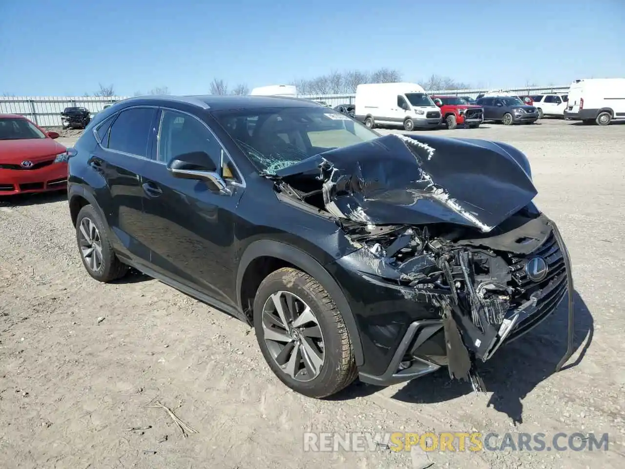 4 Фотография поврежденного автомобиля JTJBARBZ0K2207661 LEXUS NX 2019