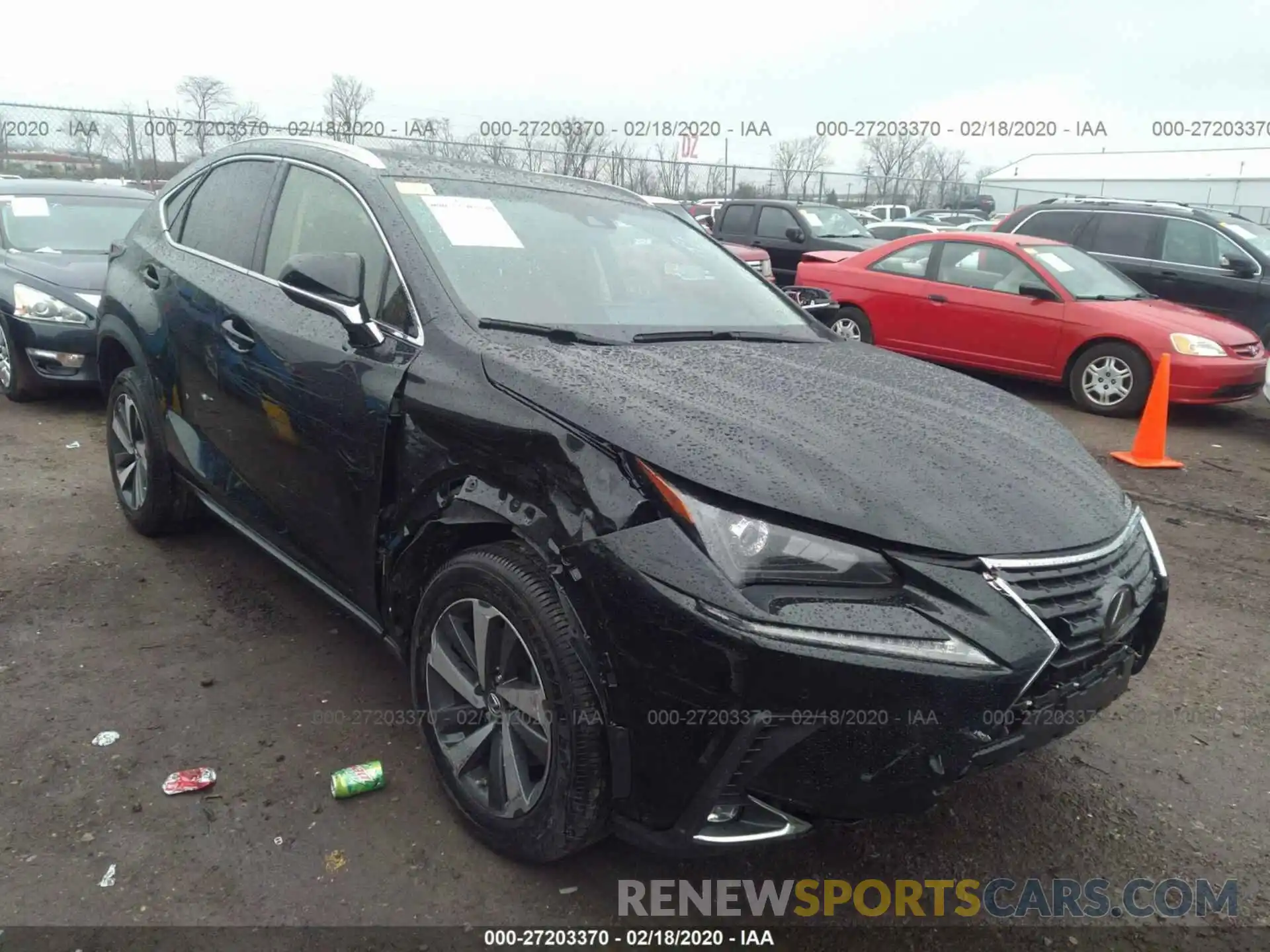 1 Photograph of a damaged car JTJBARBZ0K2214481 LEXUS NX 2019