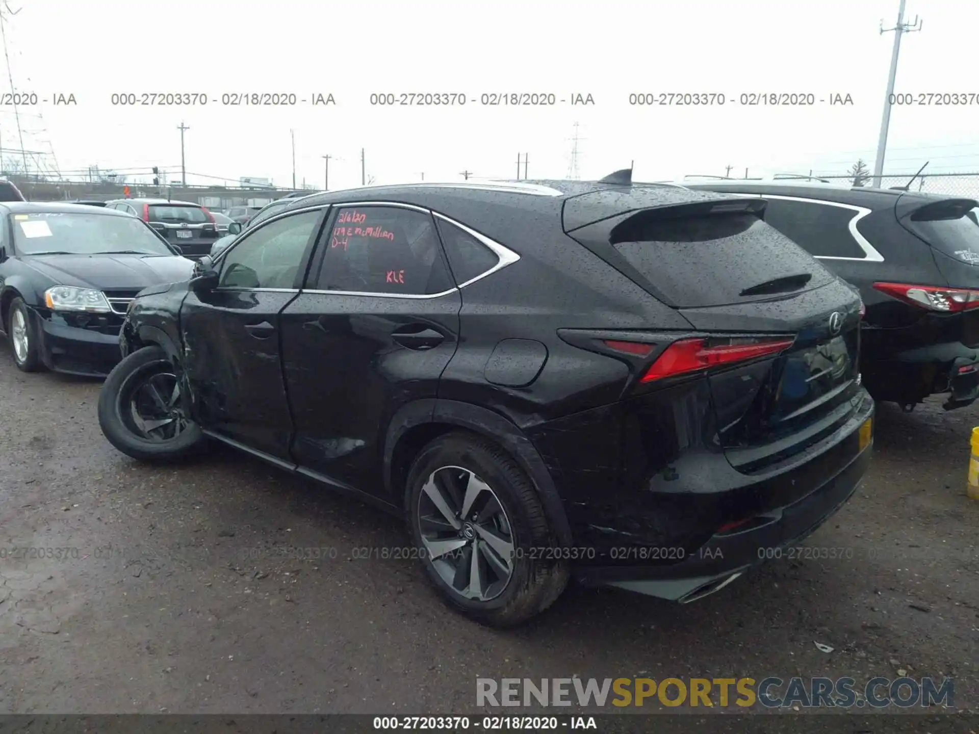 3 Фотография поврежденного автомобиля JTJBARBZ0K2214481 LEXUS NX 2019