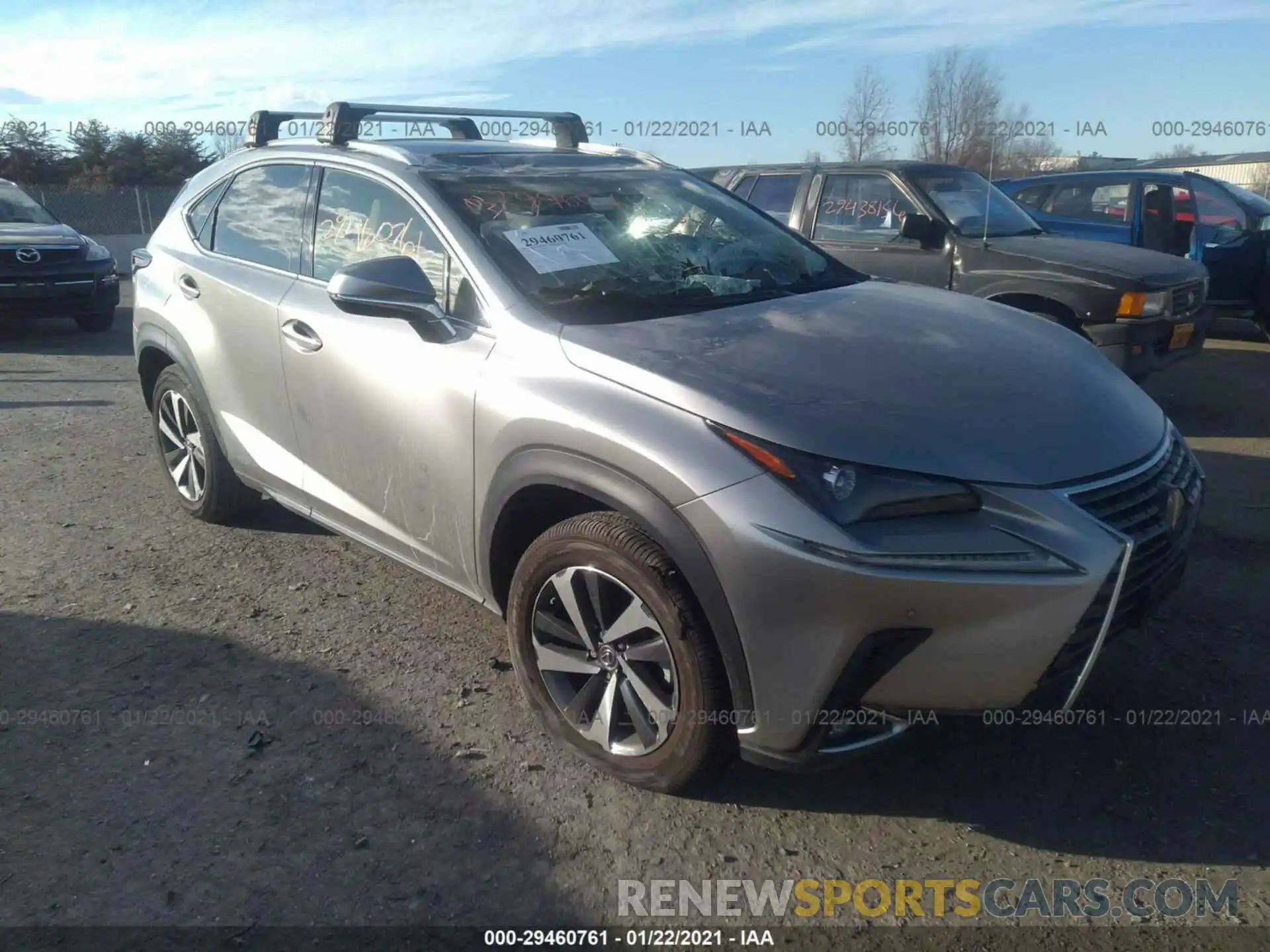 1 Photograph of a damaged car JTJBARBZ0K2216134 LEXUS NX 2019