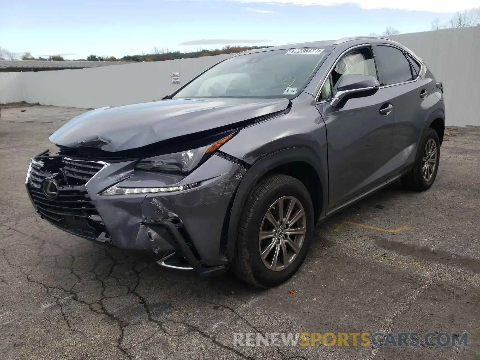 2 Photograph of a damaged car JTJBARBZ0K2216568 LEXUS NX 2019